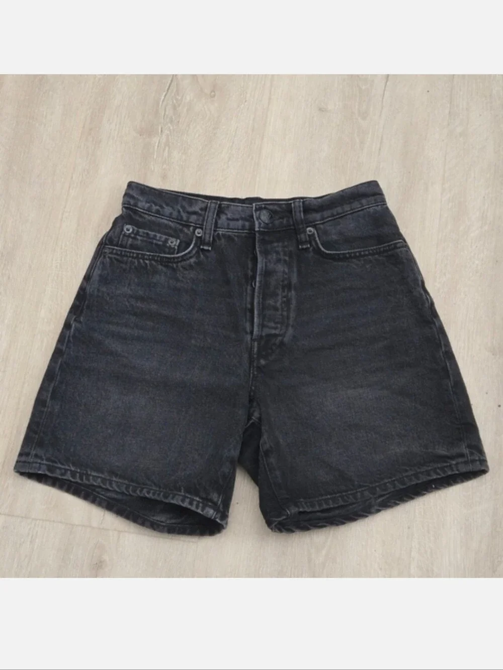 Rag & Bone Maya High Rise 6” Short in Black Modest Size 23